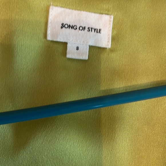 Revolve Song of Style Dala mini dress moss green size small wrap style - Picture 8 of 9